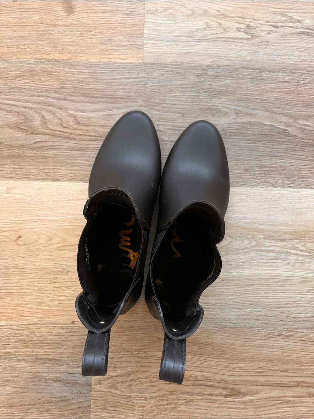 Sam Edelman Classic Black Chelsea Rain Boots - Women - Picture 3 of 3